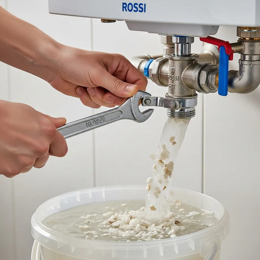 Hướng dẫn cách xả cặn và vệ sinh bình nóng lạnh Rossi tại nhà giúp máy bền hơn