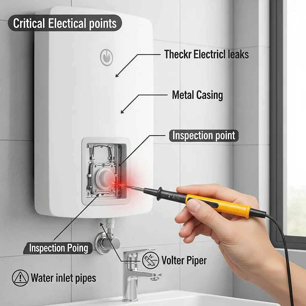 Hướng dẫn chi tiết cách sử dụng bút thử điện kiểm tra rò rỉ điện trên bình nóng lạnh an toàn