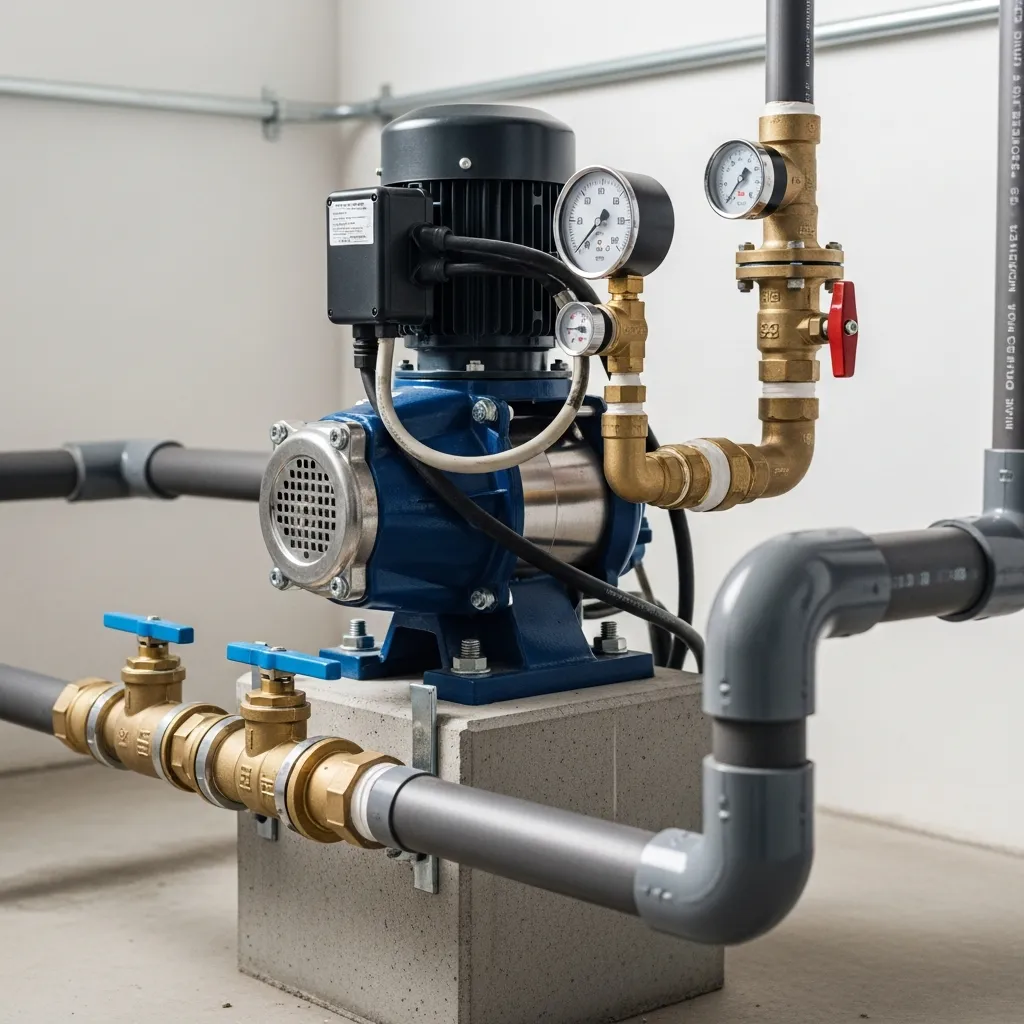 Lắp đặt máy bơm tăng áp gia đình đúng kỹ thuật tại Đà Nẵng giúp vận hành hiệu quả